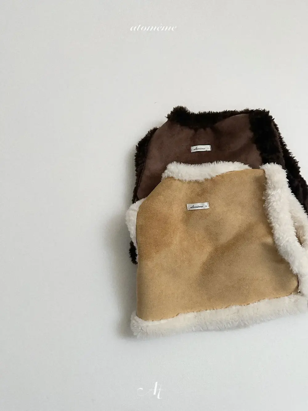 <b>Atomeme背心</b>Winter  리버시블 무스탕 70-110cm