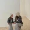 <b>momoann親子裝</b>Winter 피그캣맨투맨 90-140cm