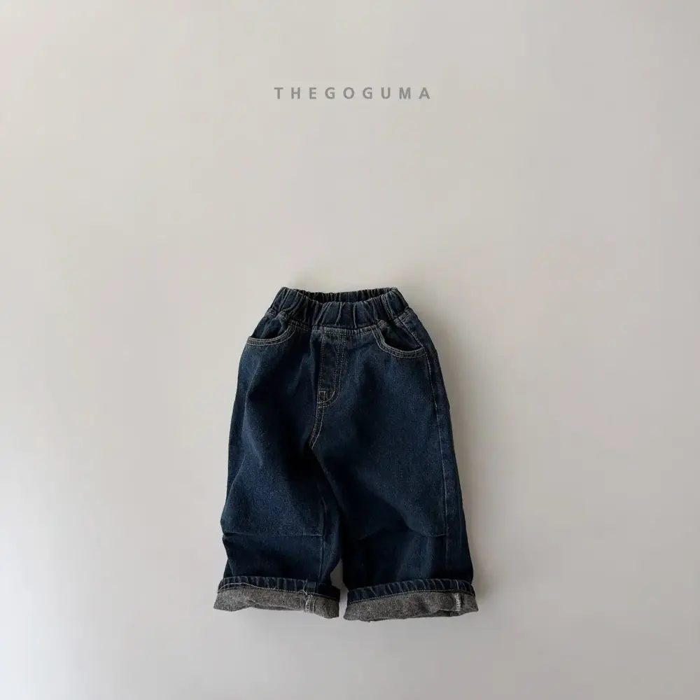 <b>THEGOGUMA 褲子</b>Winter 포인트 주름기모청PT 85-142cm
