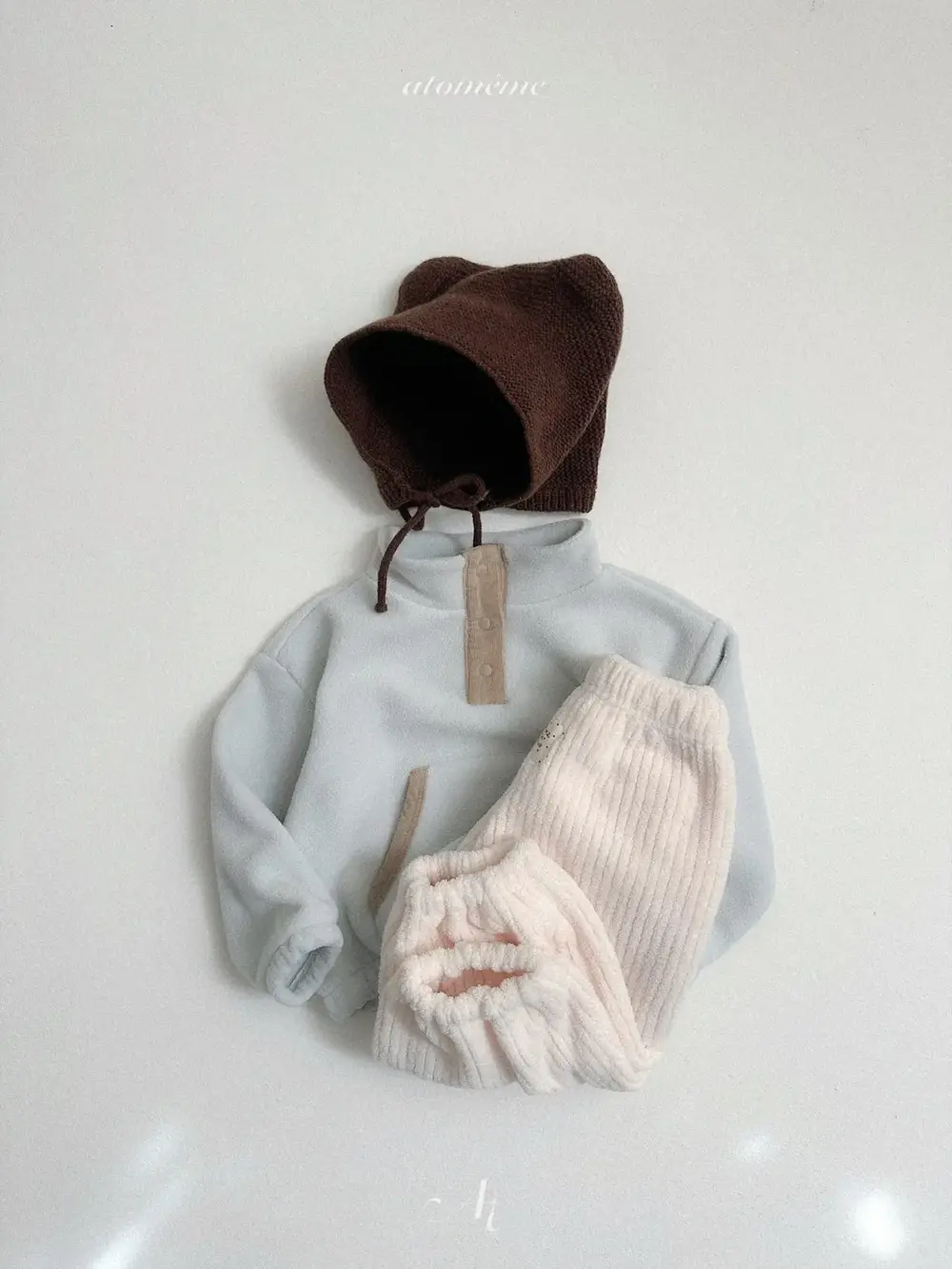 <b>Atomeme褲子</b>Winter  버터링 후리스 팬츠 70-110cm