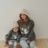 <b>momoann親子裝</b>Winter 피그캣맨투맨 90-140cm