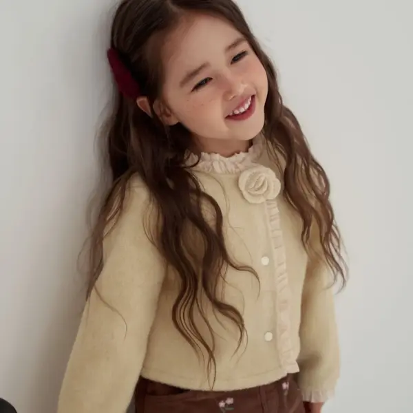 5 <b>momoann上衣</b>Winter 코사지가디건 90-140cm