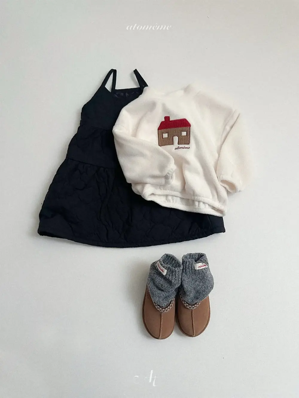 <b>Atomeme上衣</b>Winter 홈폴라맨투맨 70-110cm