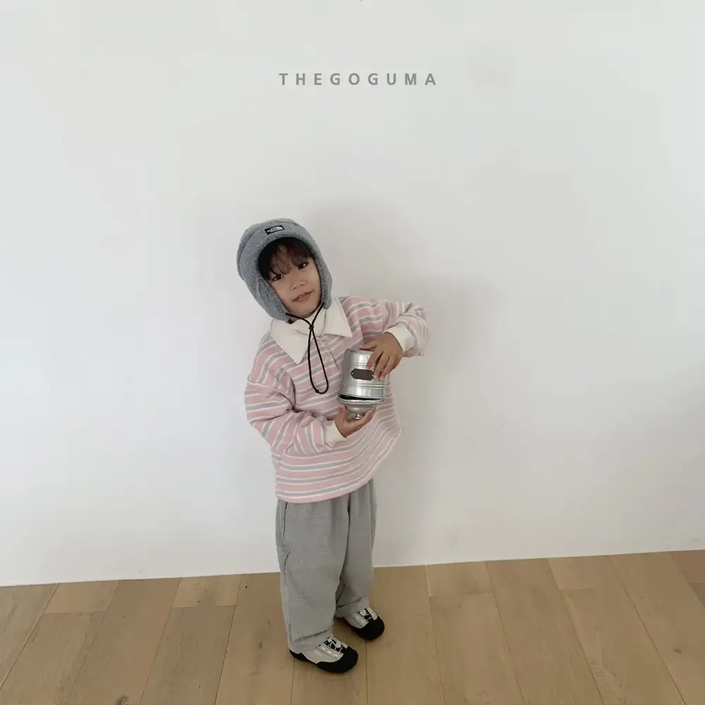 <b>THEGOGUMA T恤</b>Winter 솜사탕 기모카라T 85-142cm