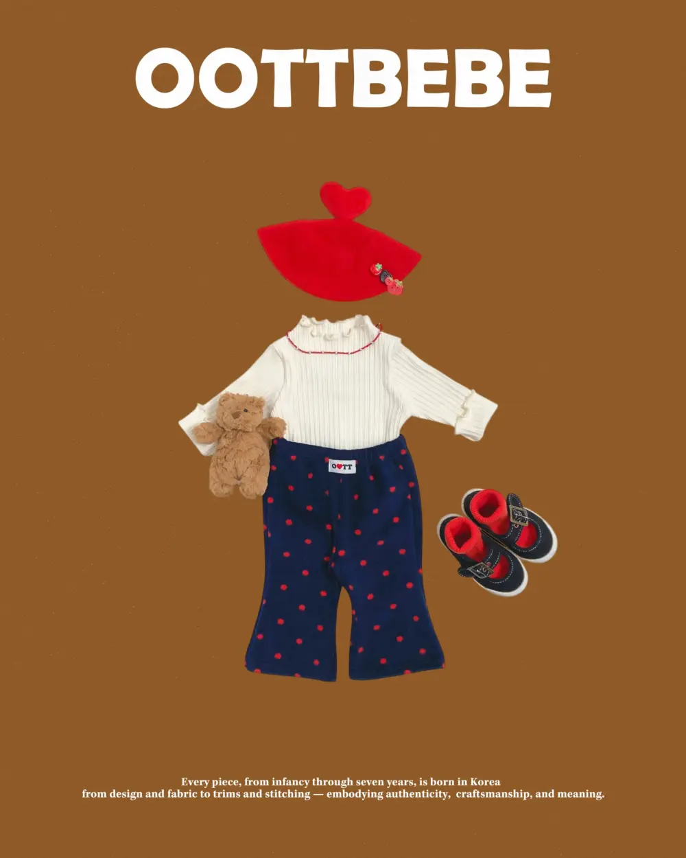 <b>OOTTBEBE上衣</b>Winter 셀린골지날라리티 65-115cm