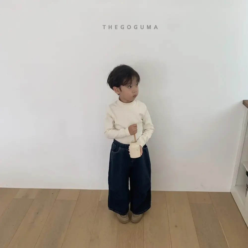 <b>THEGOGUMA 褲子</b>Winter 포인트 주름기모청PT 85-142cm