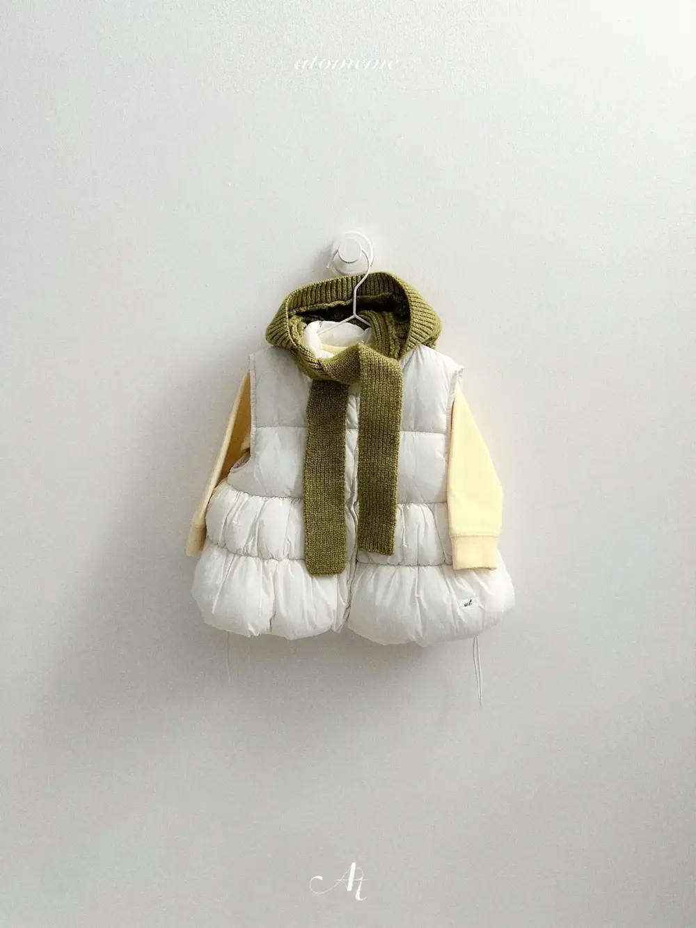 <b>Atomeme背心</b>Winter 퐁글 패딩조끼 70-110cm
