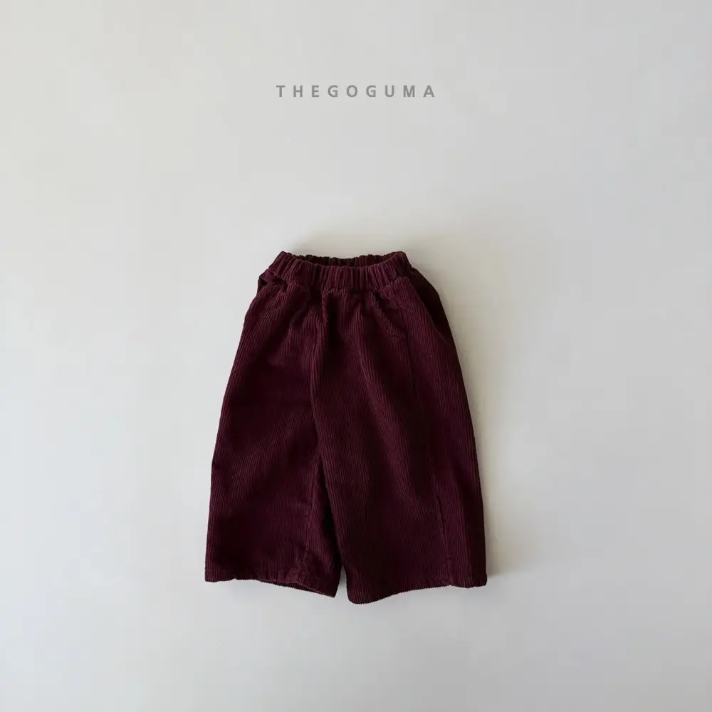 <b>THEGOGUMA 褲子</b>Winter 컬러 골덴기모PT 85-142cm