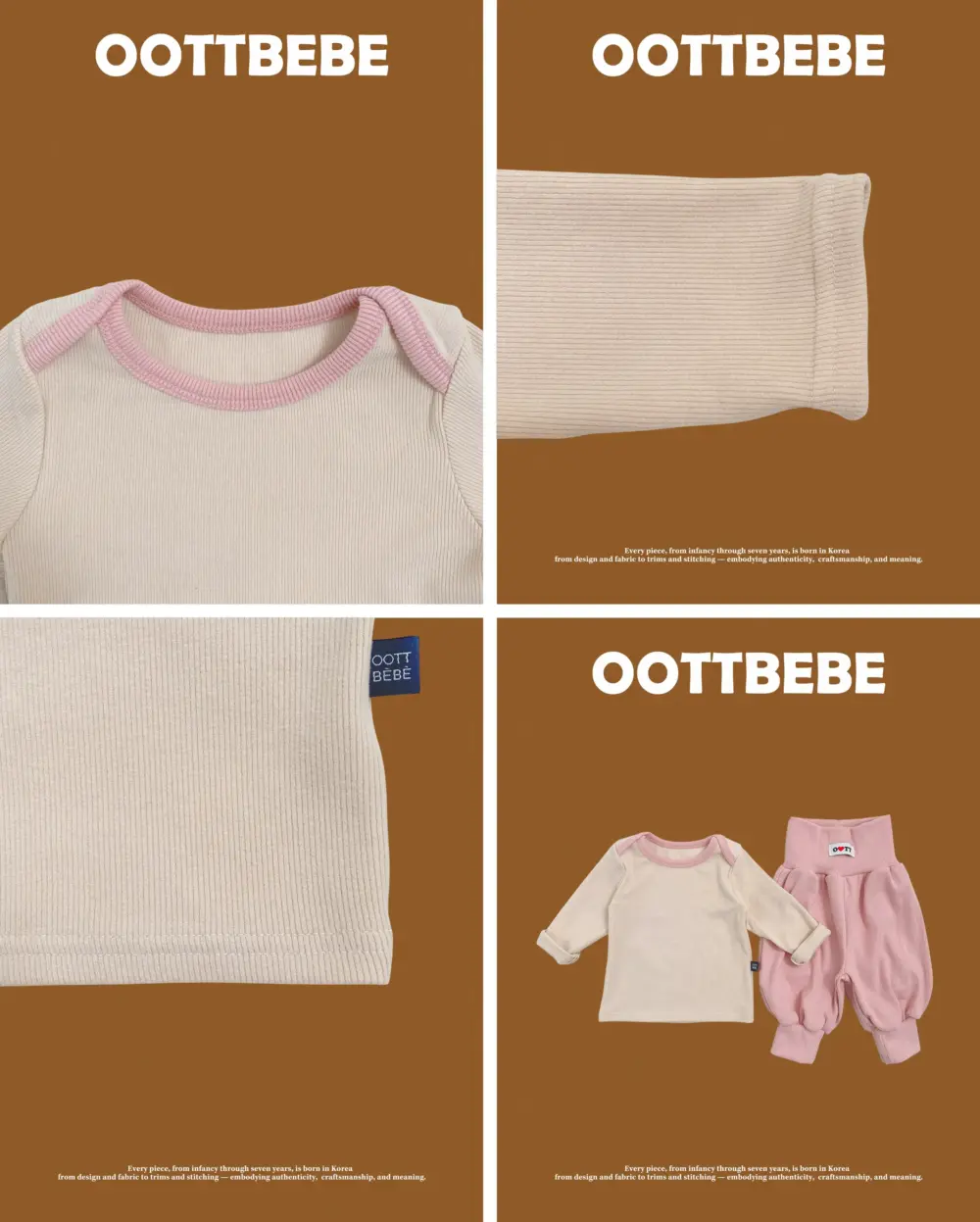 <b>OOTTBEBE套裝</b>Winter 찹쌀떡알라딘상하복 65-115cm