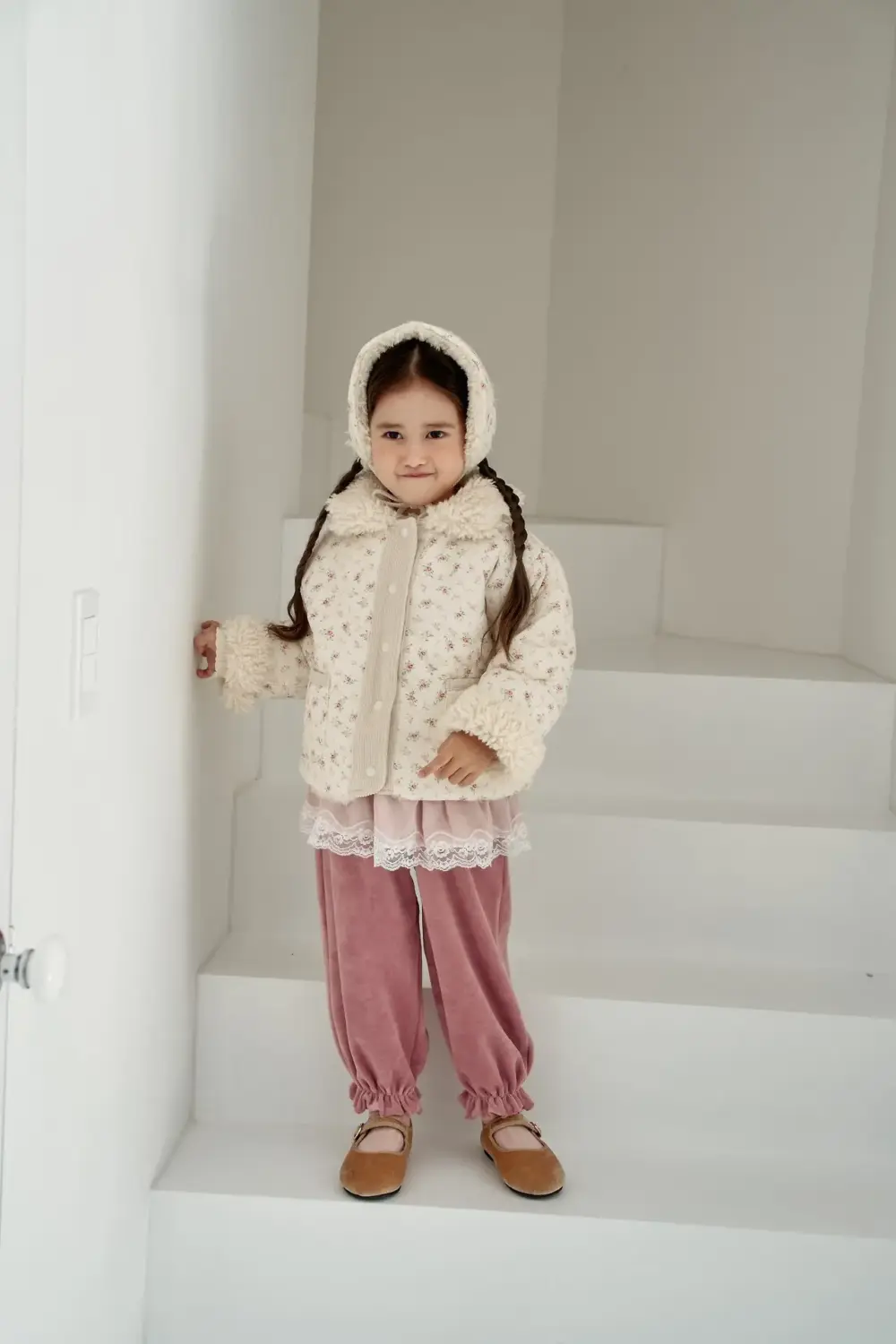 <b>momoann親子裝</b>Winter 새틴조거 90-140cm
