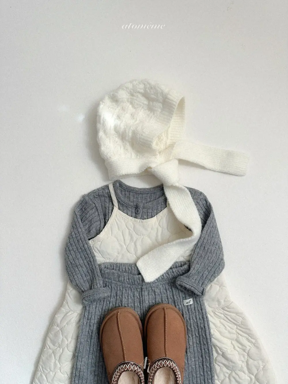 <b>Atomeme洋裝</b>Winter 클라우드 원피스 70-110cm