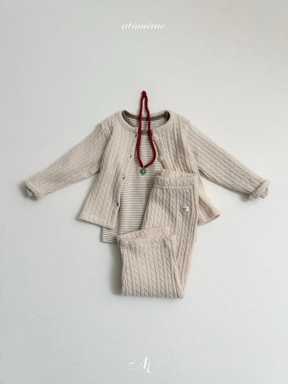 <b>Atomeme褲子</b>Winter  헤이브니트팬츠 70-110cm