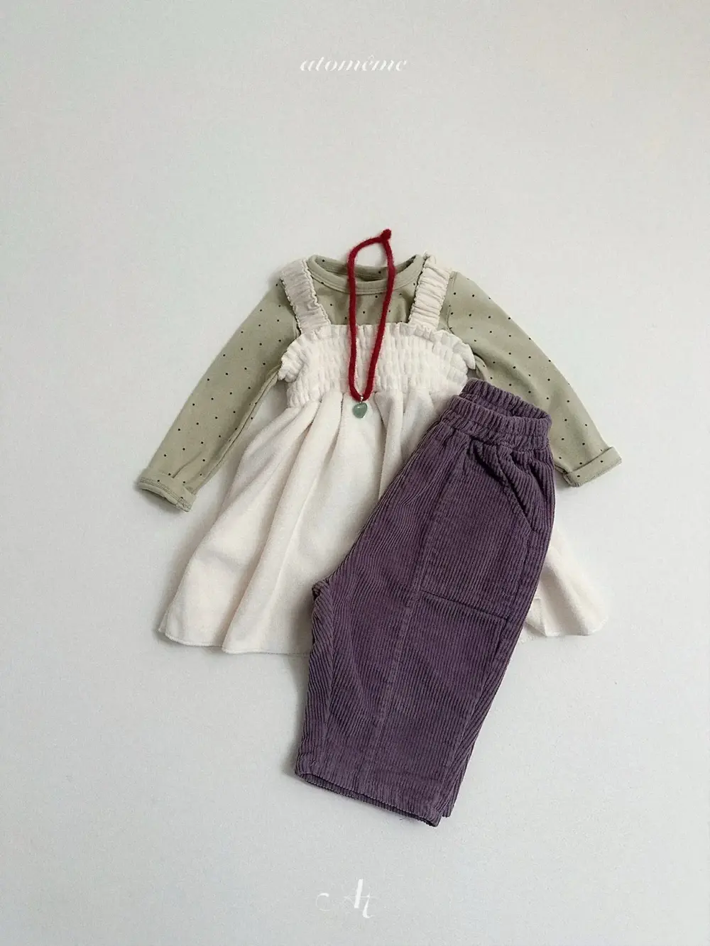 <b>Atomeme洋裝</b>Winter 리나 원피스 70-110cm