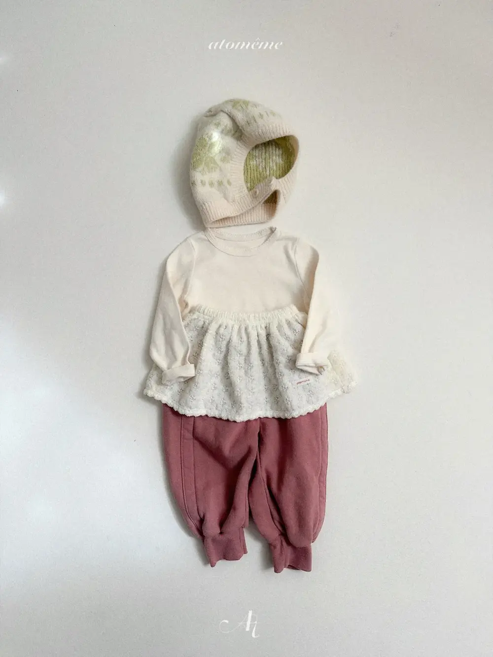 <b>Atomeme褲子</b>Winter  올리브쭈리팬츠 70-110cm