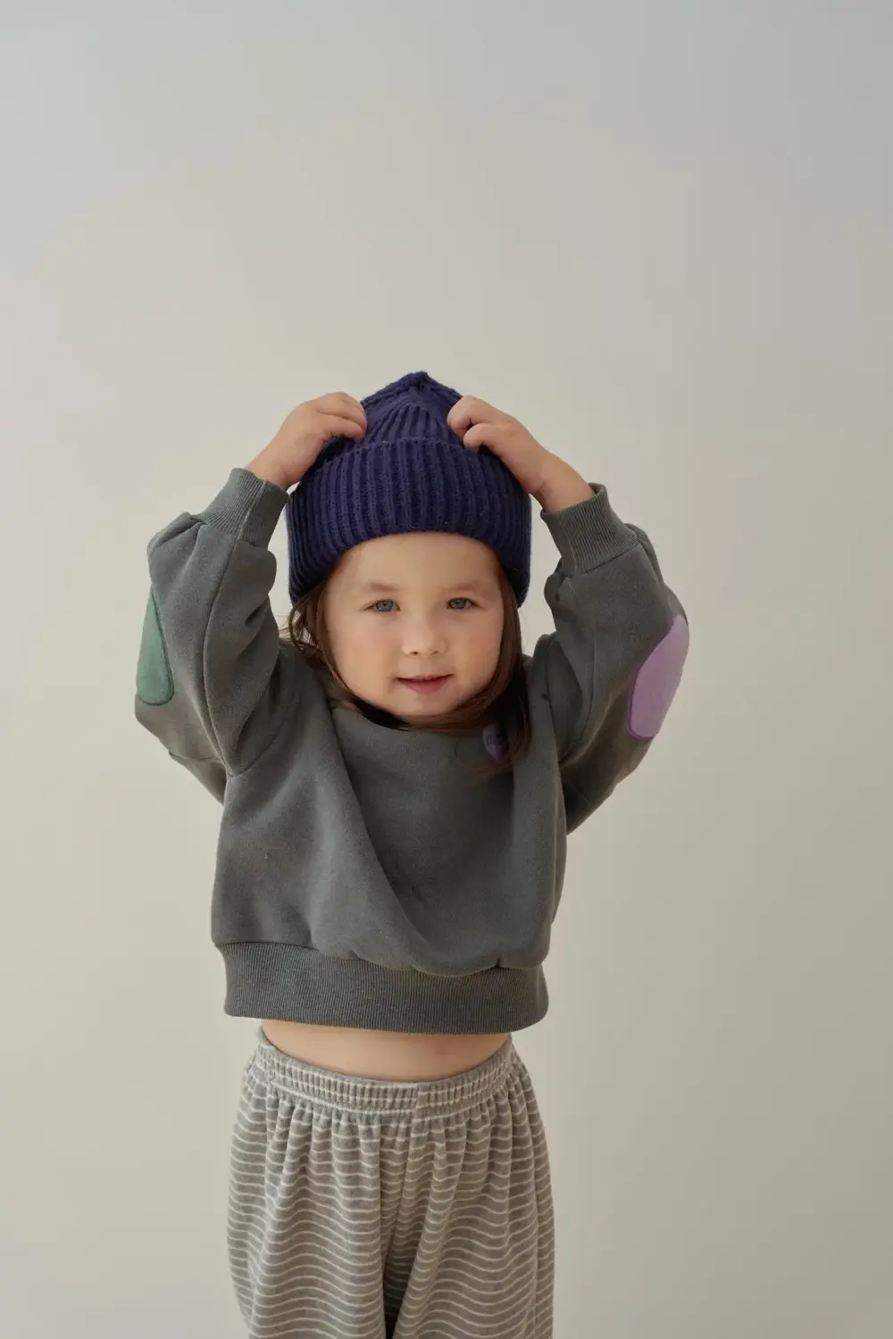 <b>momoann親子裝</b>Winter 패치맨투맨 90-140cm