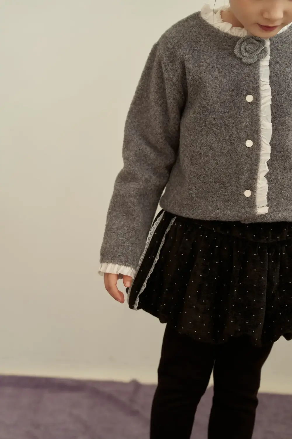 <b>momoann上衣</b>Winter 코사지가디건 90-140cm