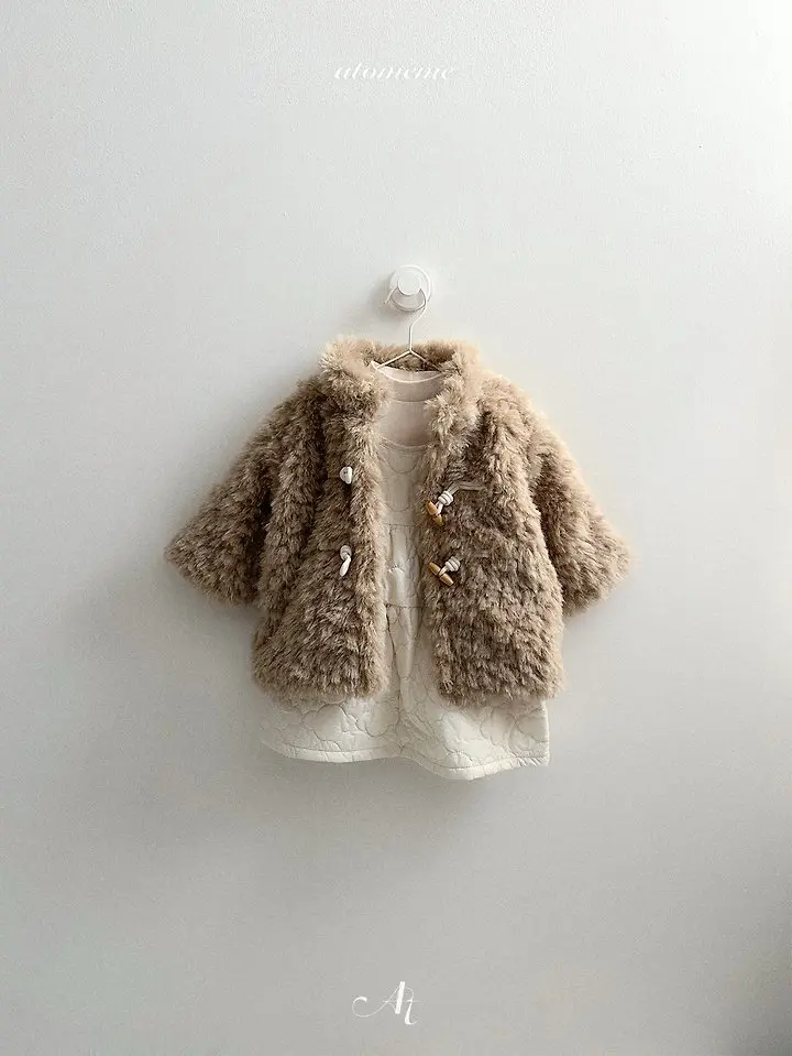 <b>Atomeme外套</b>Winter 밤비 퍼 코트 70-110cm
