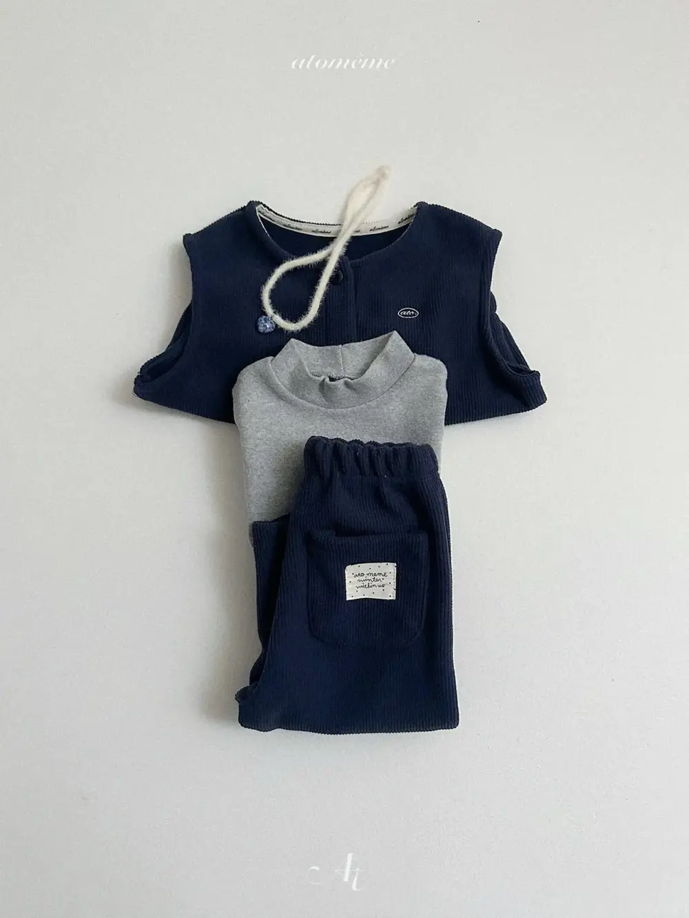 <b>AtomemeT恤</b>Winter  플레인폴라T 70-110cm