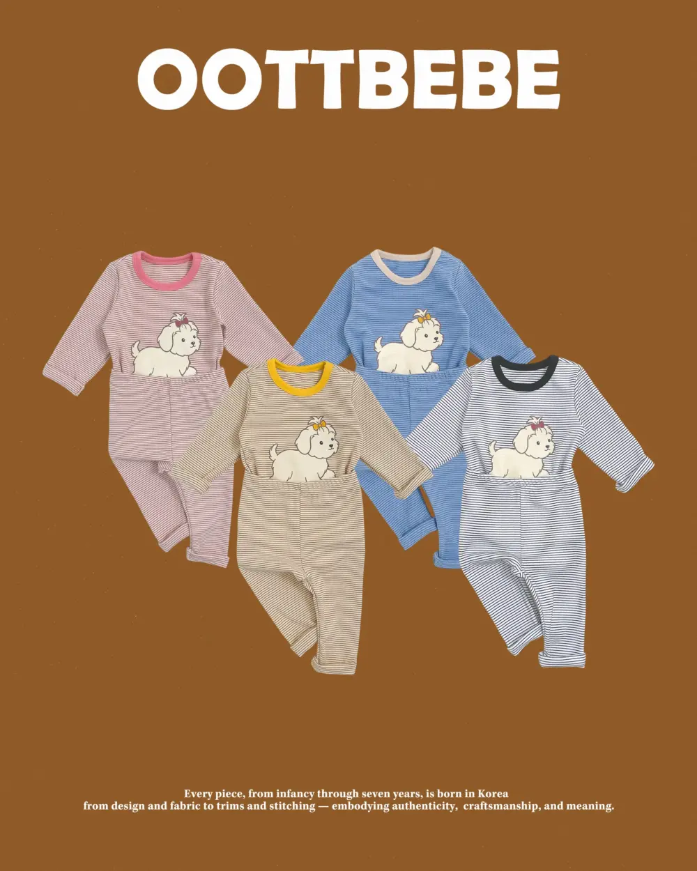 <b>OOTTBEBE套裝</b>Winter 몽실이실내복 65-115cm