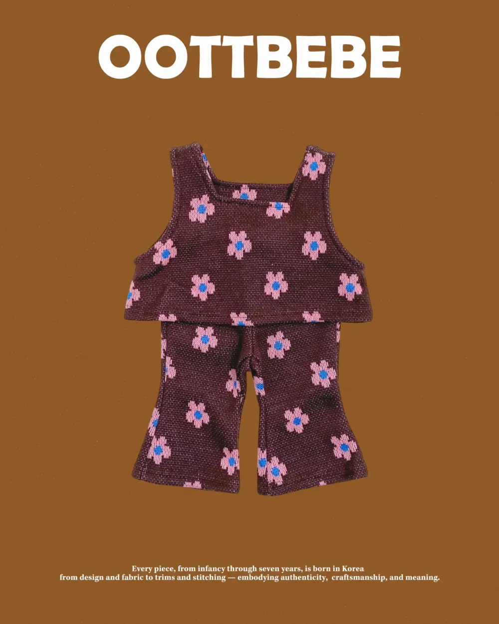 <b>OOTTBEBE套裝</b>Winter 플라워니트셋업 65-115cm