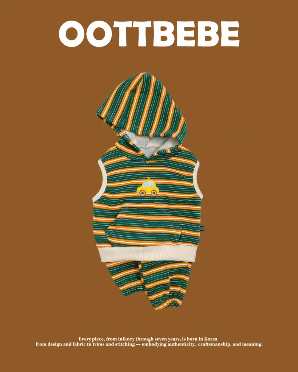 <b>OOTTBEBE套裝</b>Winter 꼬마자동차후드상하복 65-115cm